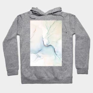 Abstract painting with alcohol ink. Hoodie